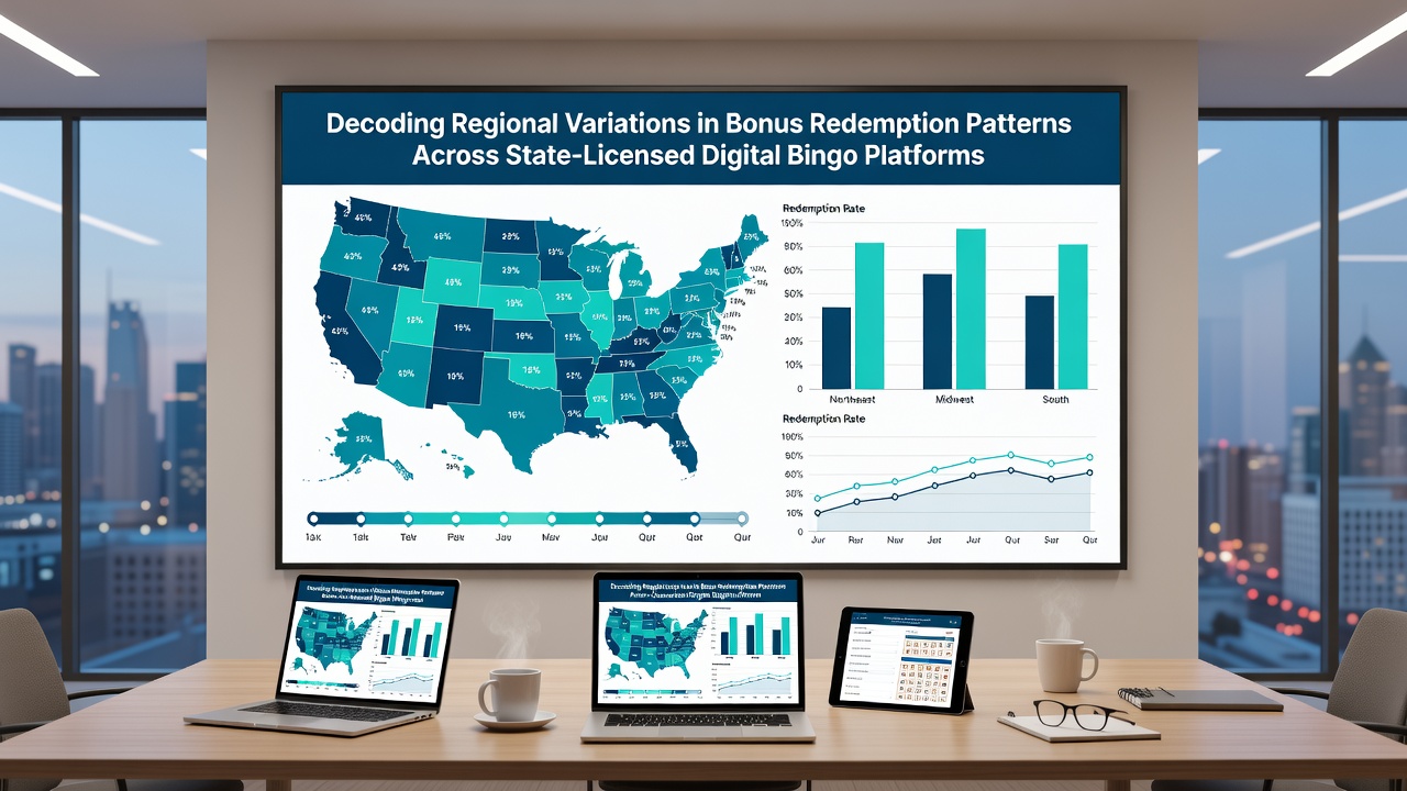 Analytics dashboard displaying redemption rate variations by state and time of day